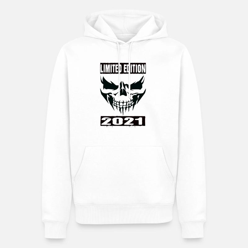 Édition limitée 2021 - Sweat à capuche Premium bio Homme - blanc