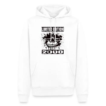 Limited Edition 2000 - Männer Premium Bio Hoodie - Weiß - Vorne - Nico (187cm)