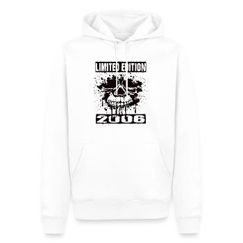 Édition limitée 2006 - Sweat à capuche Premium bio Homme - blanc - Devant - Nico (187cm)