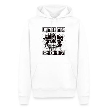 Édition Limitée 2017 - Sweat à capuche Premium bio Homme - blanc - Devant - Nico (187cm)