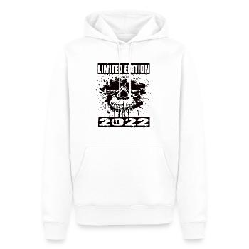 Édition limitée 2022 - Sweat à capuche Premium bio Homme - blanc - Devant - Nico (187cm)