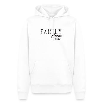 Family Crew Sohn - Männer Premium Bio Hoodie - Weiß - Vorne - Nico (187cm)