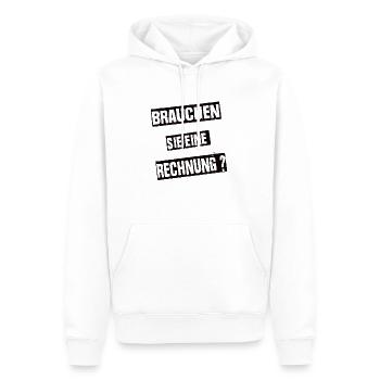 Brauchen Sie Eine Rechnung Handwerker Lustig - Männer Premium Bio Hoodie - Weiß - Vorne - Nico (187cm)