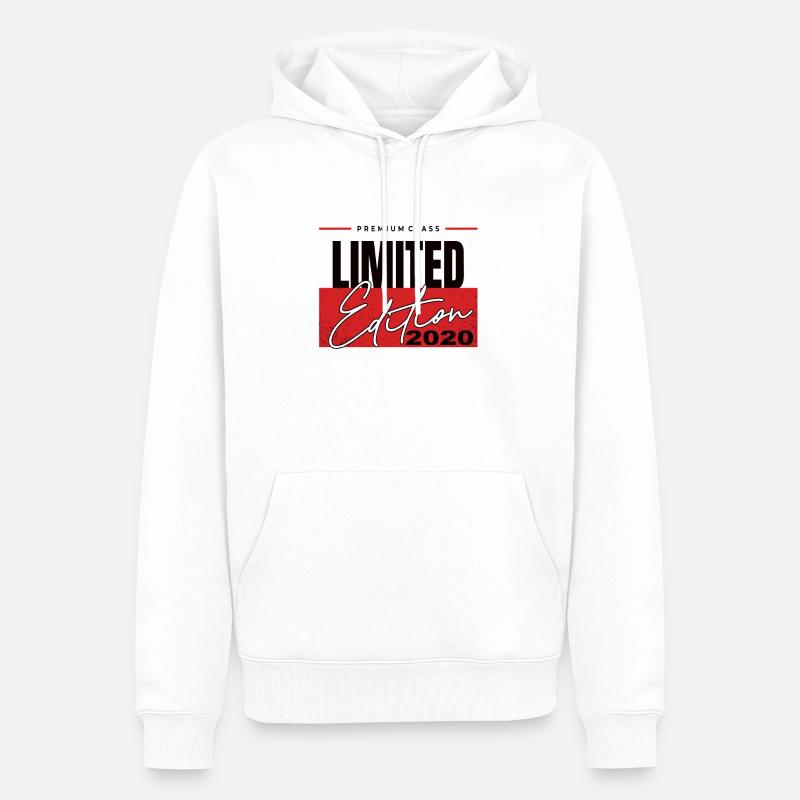 Édition limitée 2020 - Sweat à capuche Premium bio Homme - blanc