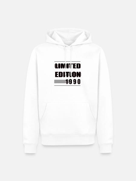 Limited Edition 1990 - Men’s Premium Organic Hoodie - white