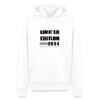 Limited Edition 2004 - Männer Premium Bio Hoodie - Weiß - Vorne - Nico (187cm)