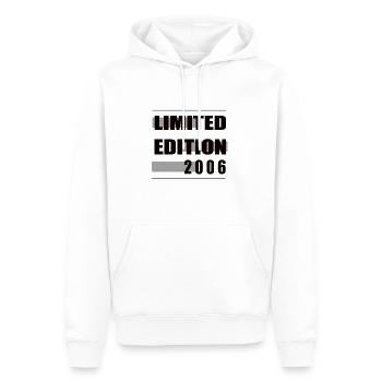 Édition limitée 2006 - Sweat à capuche Premium bio Homme - blanc - Devant - Nico (187cm)
