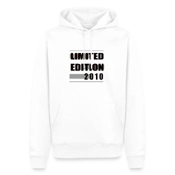 Limited Edition 2010 - Männer Premium Bio Hoodie - Weiß - Vorne - Nico (187cm)