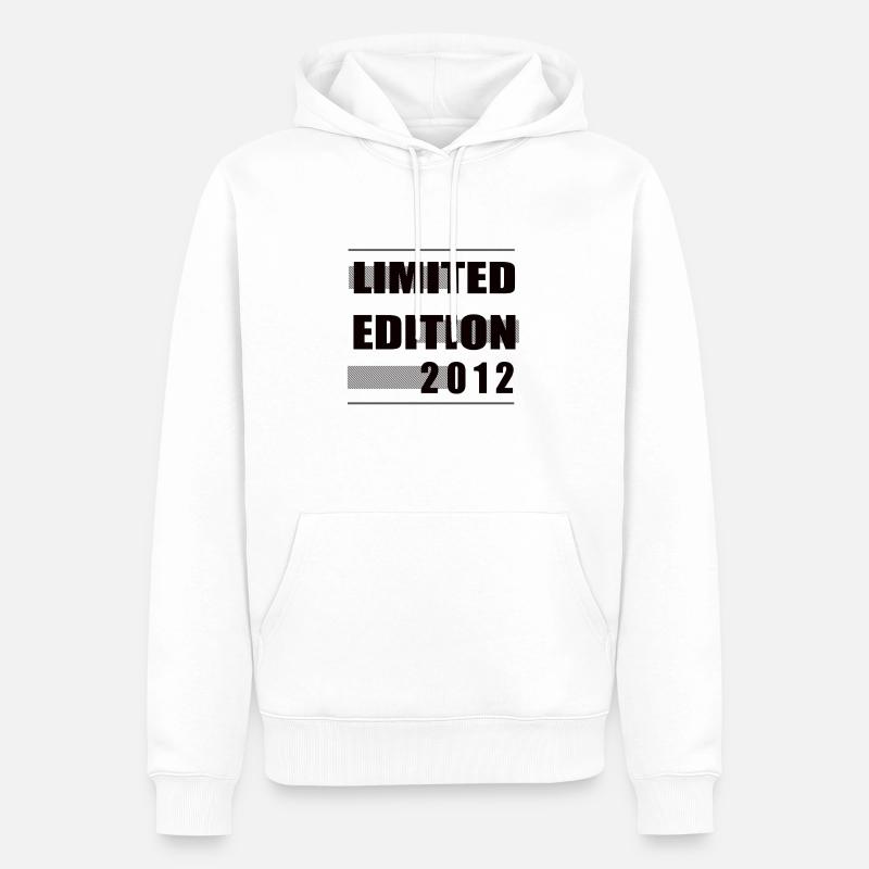 Édition Limitée 2012 - Sweat à capuche Premium bio Homme - blanc