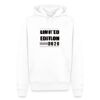 Limited Edition 2020 - Männer Premium Bio Hoodie - Weiß - Vorne - Nico (187cm)