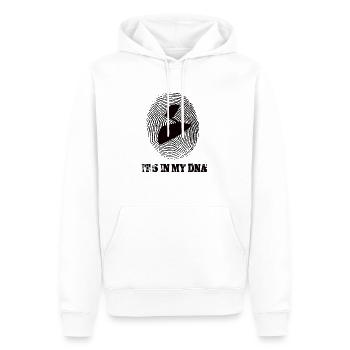 Mauern c’est dans mon ADN - Sweat à capuche Premium bio Homme - blanc - Devant - Nico (187cm)