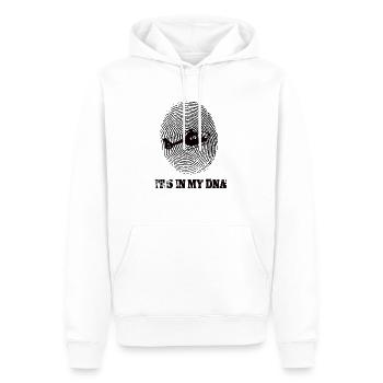 Helikopter Its In My Dna - Männer Premium Bio Hoodie - Weiß - Vorne - Nico (187cm)