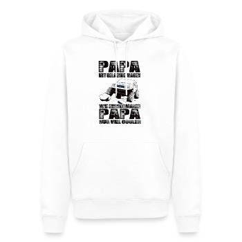 Geländewagen - Männer Premium Bio Hoodie - Weiß - Vorne - Nico (187cm)