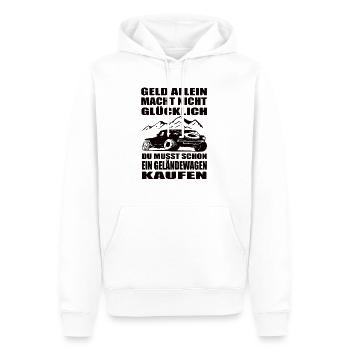 Geländewagen - Männer Premium Bio Hoodie - Weiß - Vorne - Nico (187cm)