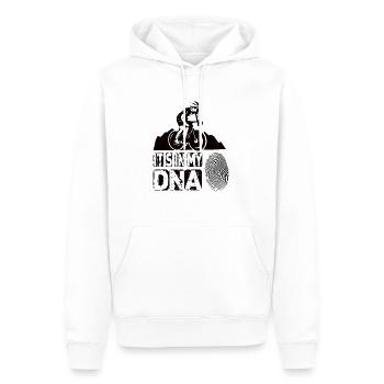 Rennrad fahren Its In My Dna - Männer Premium Bio Hoodie - Weiß - Vorne - Nico (187cm)