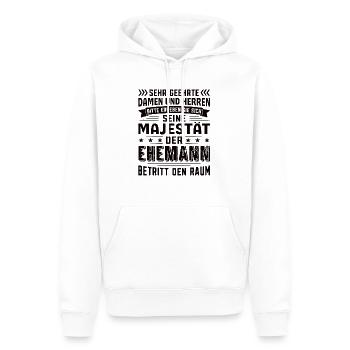 Ehemann Geburtstag Ehemann Sprüche Ehemann - Männer Premium Bio Hoodie - Weiß - Vorne - Nico (187cm)