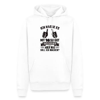 16 Geburtstag 16 Jahre 16 Lebensjahr 16 Lebenalter - Männer Premium Bio Hoodie - Weiß - Vorne - Nico (187cm)