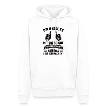 35 Geburtstag 35 Jahre 35 Lebensjahr 35 Lebenalter - Männer Premium Bio Hoodie - Weiß - Vorne - Nico (187cm)