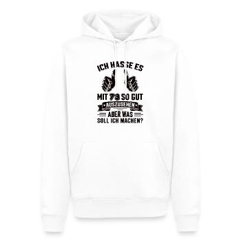 73 Geburtstag 73 Jahre 73 Lebensjahr 73 Lebenalter - Männer Premium Bio Hoodie - Weiß - Vorne - Nico (187cm)
