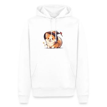 Corgi Corgi Chien Corgi Halloween Corgis Pet - Sweat à capuche Premium bio Homme - blanc - Devant - Nico (187cm)