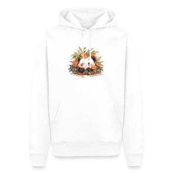 Panda Pandas Panda Ours Bébés Pandas Animaux - Sweat à capuche Premium bio Homme - blanc - Devant - Nico (187cm)
