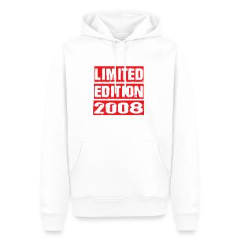 Limited Edition 2008 Geburtstag 2008 Vintage Retro - Männer Premium Bio Hoodie - Weiß - Vorne - Nico (187cm)