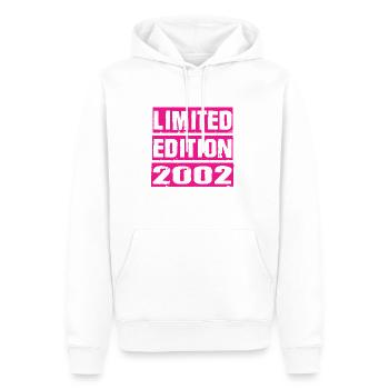 Édition limitée 2002 - Sweat à capuche Premium bio Homme - blanc - Devant - Nico (187cm)