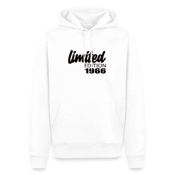 Limited Edition 1966 - Männer Premium Bio Hoodie - Weiß - Vorne - Nico (187cm)