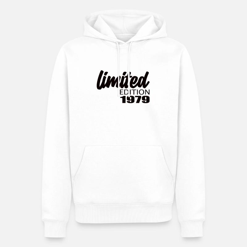 Édition limitée 1979 - Sweat à capuche Premium bio Homme - blanc