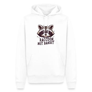 Waschbär Waschbär Bébé raton laveur n’est pas un bandit - Sweat à capuche Premium bio Homme - blanc - Devant - Nico (187cm)