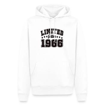 Limited Edition 1966 - Männer Premium Bio Hoodie - Weiß - Vorne - Nico (187cm)