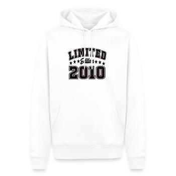 Édition limitée 2010 - Sweat à capuche Premium bio Homme - blanc - Devant - Nico (187cm)