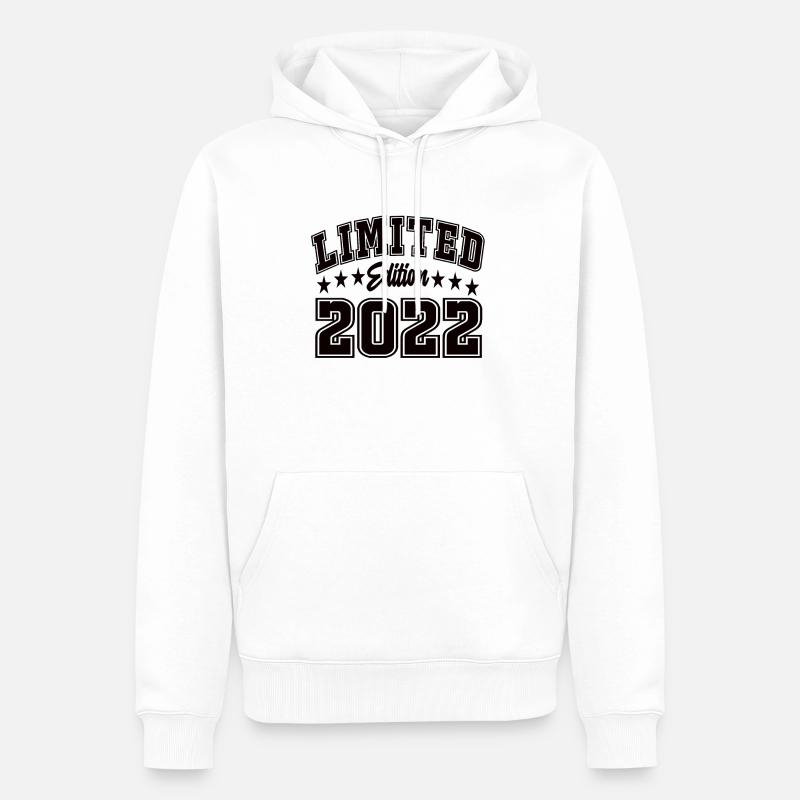 Édition limitée 2022 - Sweat à capuche Premium bio Homme - blanc