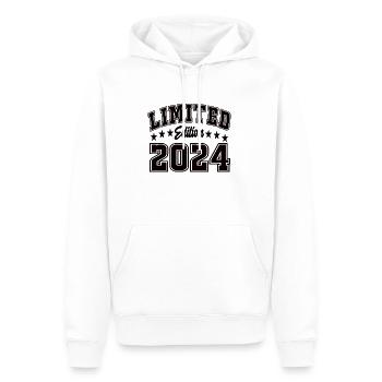Édition limitée 2024 - Sweat à capuche Premium bio Homme - blanc - Devant - Nico (187cm)