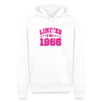 Limited Edition 1966 - Männer Premium Bio Hoodie - Weiß - Vorne - Nico (187cm)