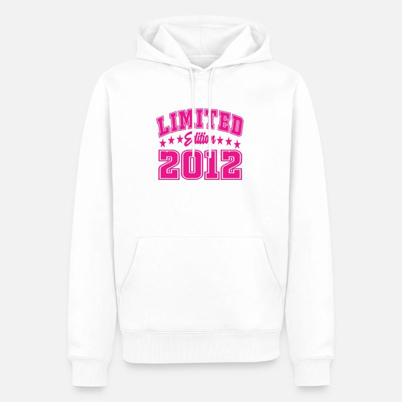Édition limitée 2012 - Sweat à capuche Premium bio Homme - blanc