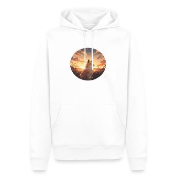 Fuchs Füchse Fuchs Kinder Fuchs Baby Tier Wald - Männer Premium Bio Hoodie - Weiß - Vorne - Nico (187cm)