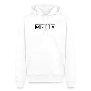 Moin - Männer Premium Bio Hoodie - Weiß - Vorne - Nico (187cm)