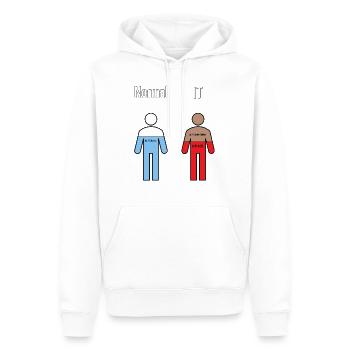 Informatik Humor - Männer Premium Bio Hoodie - Weiß - Vorne - Nico (187cm)