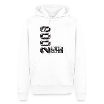 Édition limitée 2008 - Sweat à capuche Premium bio Homme - blanc - Devant - Nico (187cm)
