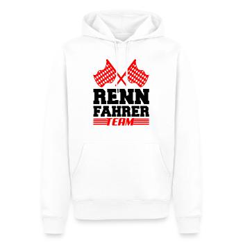 rennfahrer team02 - Männer Premium Bio Hoodie - Weiß - Vorne - Nico (187cm)
