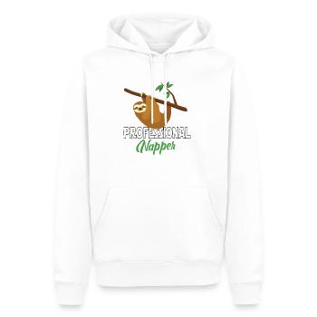 Professinonal Napper Faultier Faultier Schlafen - Männer Premium Bio Hoodie - Weiß - Vorne - Nico (187cm)