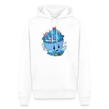 Sea Cupcake - Männer Premium Bio Hoodie - Weiß - Vorne - Nico (187cm)