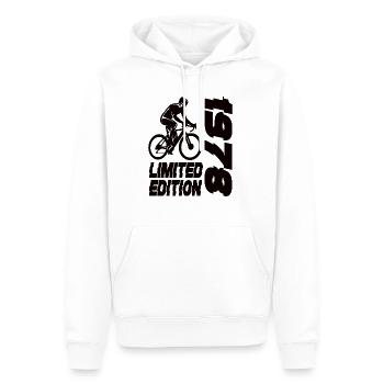 Limited Edition 1978 Limited Edition Fahrrad - Männer Premium Bio Hoodie - Weiß - Vorne - Nico (187cm)