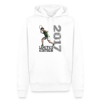 Limited Edition 2017 Limited Edition Tennis - Männer Premium Bio Hoodie - Weiß - Vorne - Nico (187cm)