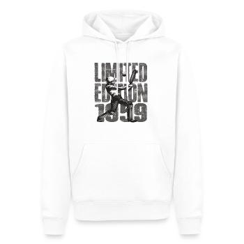 Limited Edition 1959 Limited Edition Cricket - Männer Premium Bio Hoodie - Weiß - Vorne - Nico (187cm)