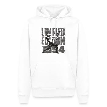 Édition limitée 1994 Édition limitée Cricket - Sweat à capuche Premium bio Homme - blanc - Devant - Nico (187cm)