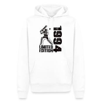 Limited Edition 1994 Limited Edition Cricket - Männer Premium Bio Hoodie - Weiß - Vorne - Nico (187cm)