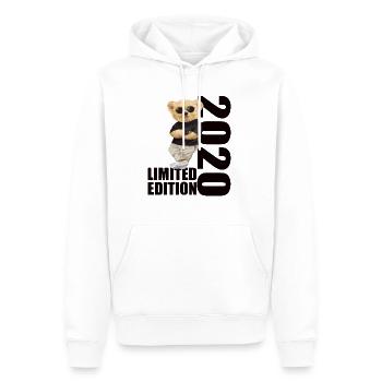 Limited Edition 2020 Bär Bären Geburtstag 2020 - Männer Premium Bio Hoodie - Weiß - Vorne - Nico (187cm)