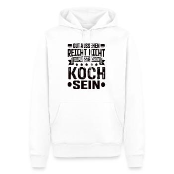 Koch Köche Kochen Koch Humor Koch Spruch - Männer Premium Bio Hoodie - Weiß - Vorne - Nico (187cm)